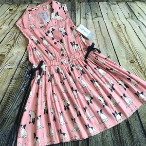 Girls Carter dog dress
